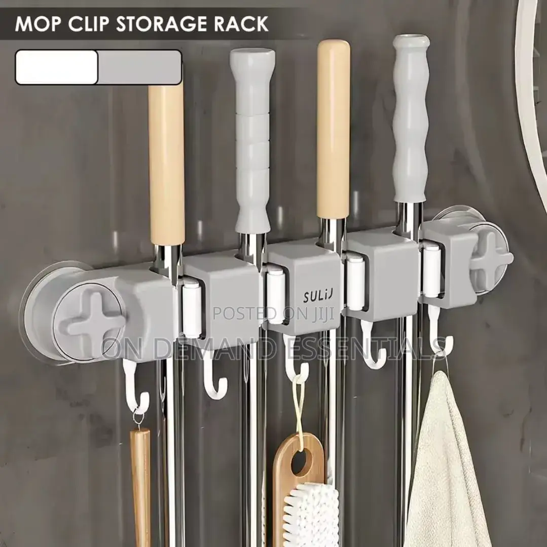 Non Slip Wall Mounted Mop Holder