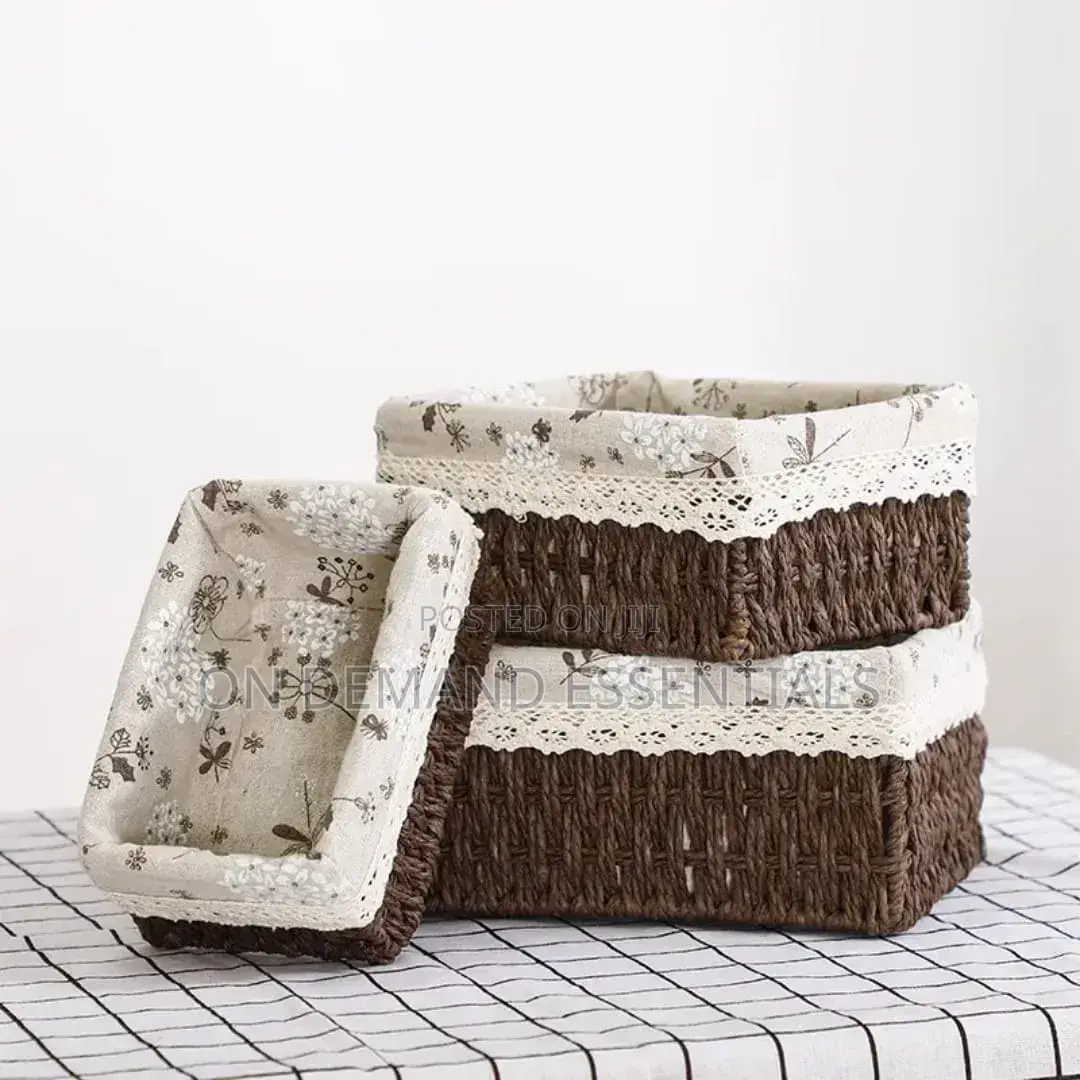 Woven Paper Rope Baskets