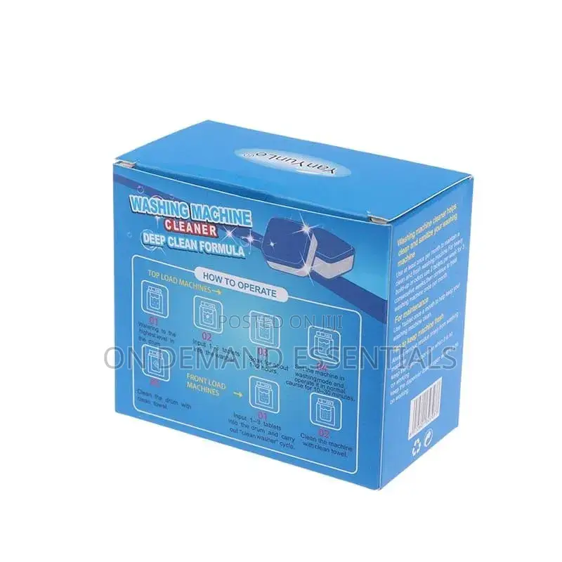 Drum Washing Machine Antibacterial Cleaning Tablets