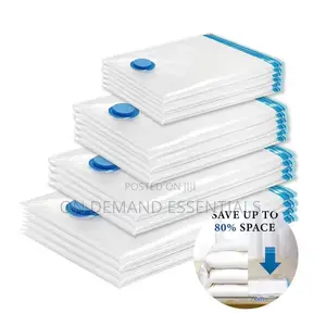 10 PC Large Plastic Storage Bag With Valve Pump