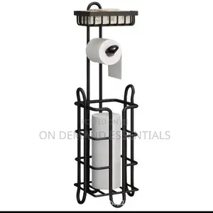 Heavy-Duty Toilet Paper Holder Stand