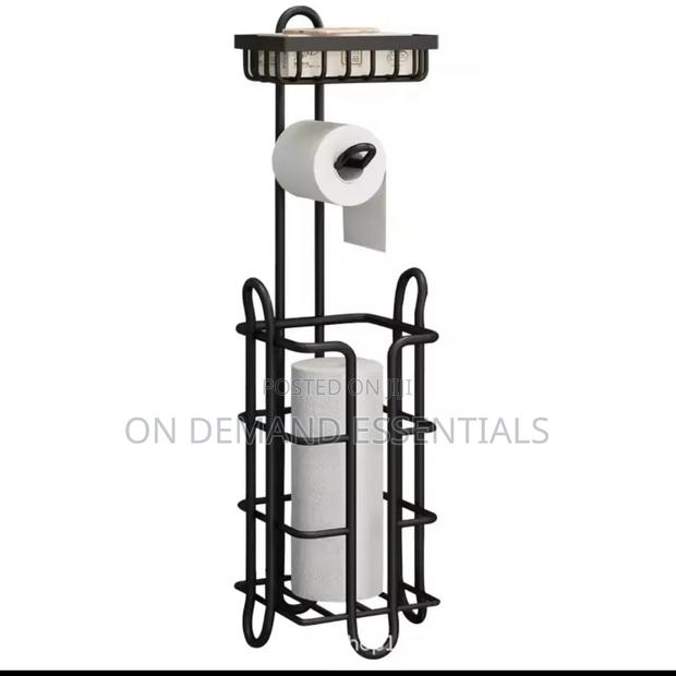Heavy-Duty Toilet Paper Holder Stand - thumbnail 2