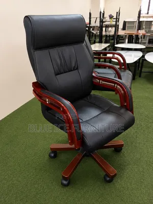 Wooden Arm Executive Office Chair