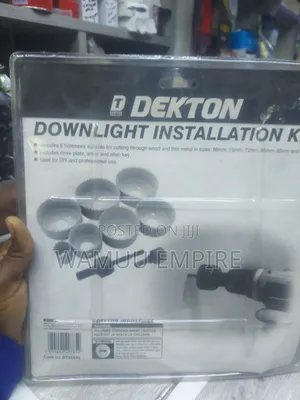 Dekton 9 Piece Downlight Installation Kit (Model DT45840)