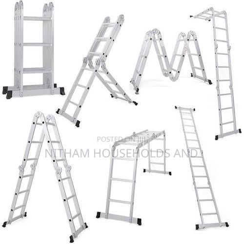 4by8 Aluminium Folding Ladder 32ft - thumbnail 2