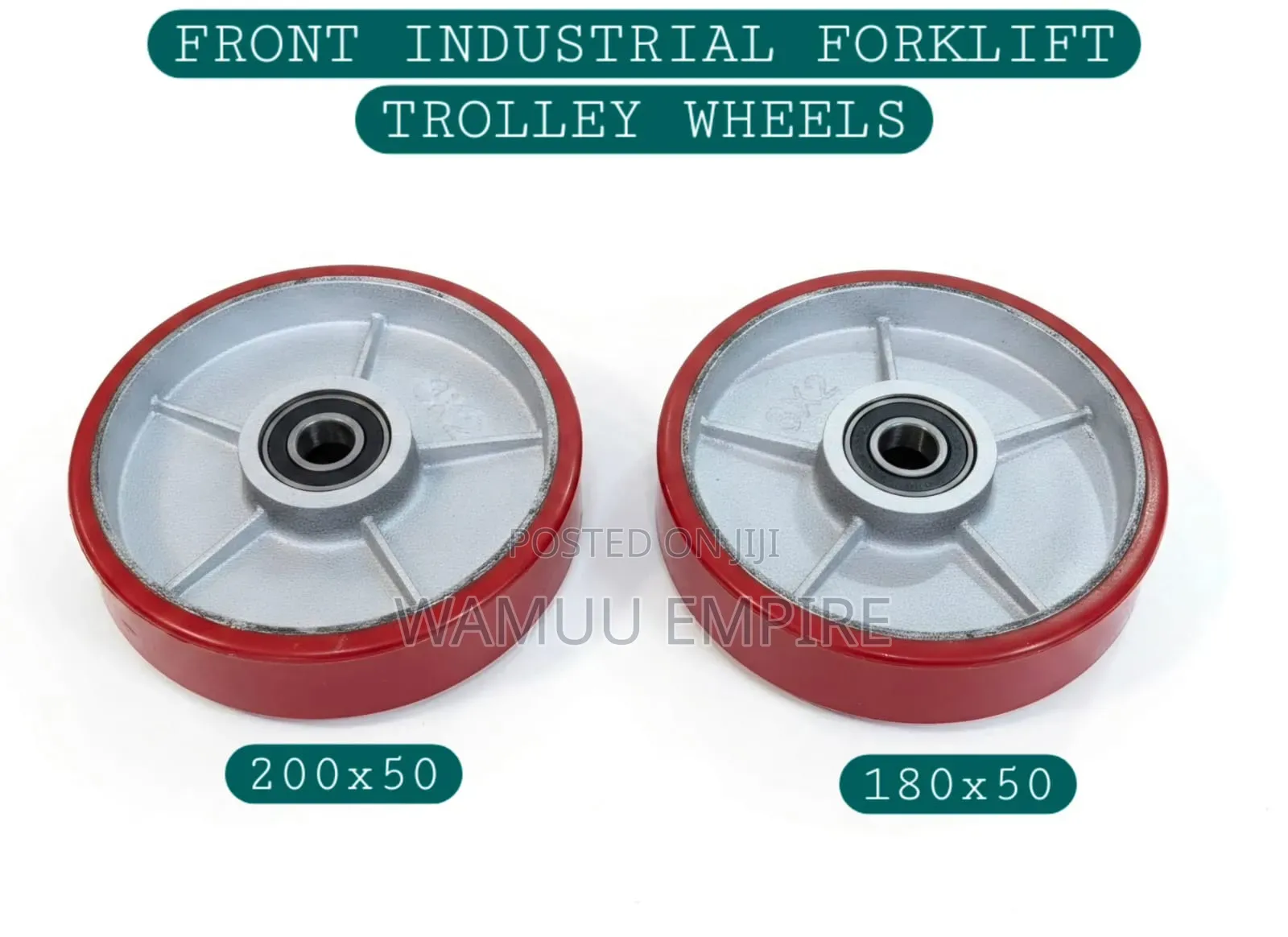 Front Industrial Forklift and Pallet Truck Steering Wheels
