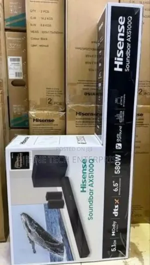 Hisense Soundbar 5.1 Channel 580w Ax5100