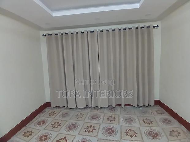 Blue Opaque Window Curtains for Bedroom Total Light Block - thumbnail 2