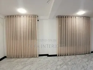 Transparent Sheer Curtain Blinders for Big Living Room Windows