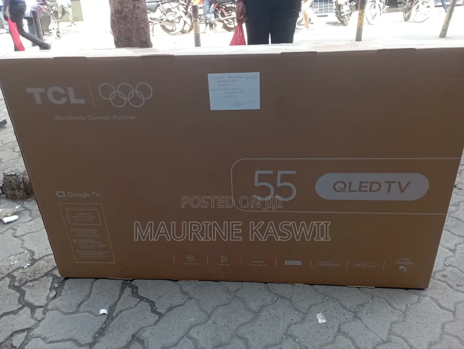 TCL 55”inch Qled Google Frameless-55t6d
