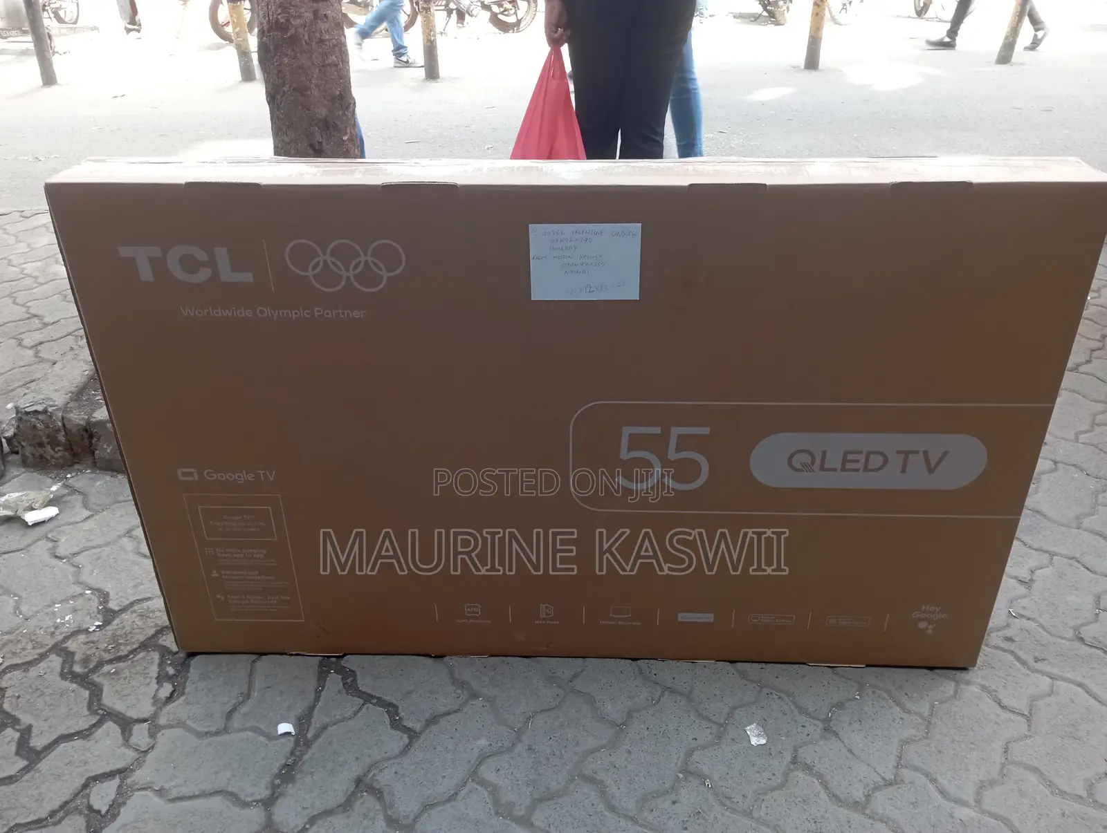 TCL 55”inch Qled Google Frameless-55t6d