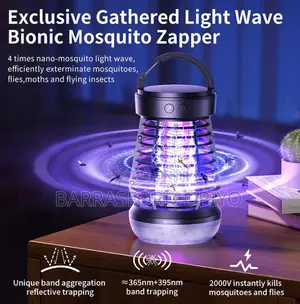 Mosquito and Insects Killer Lamp Portable and Rechargable