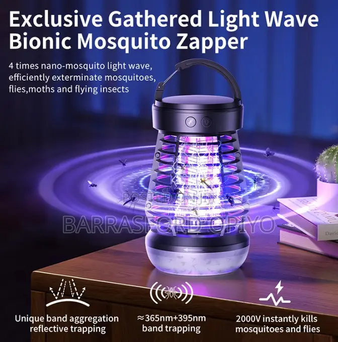 Mosquito and Insects Killer Lamp Portable and Rechargable