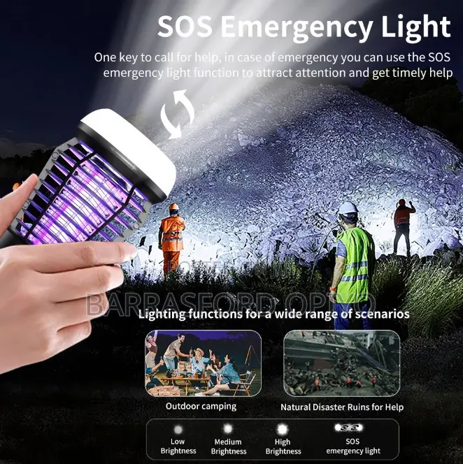 Mosquito and Insects Killer Lamp Portable and Rechargable