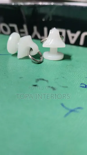 Flat Head White Single Track Curtain Runners