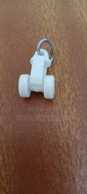 Two Wheeled Plastic Curtain Rail Runners