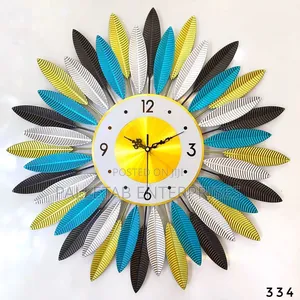 Minimalist Petal Wall Clock