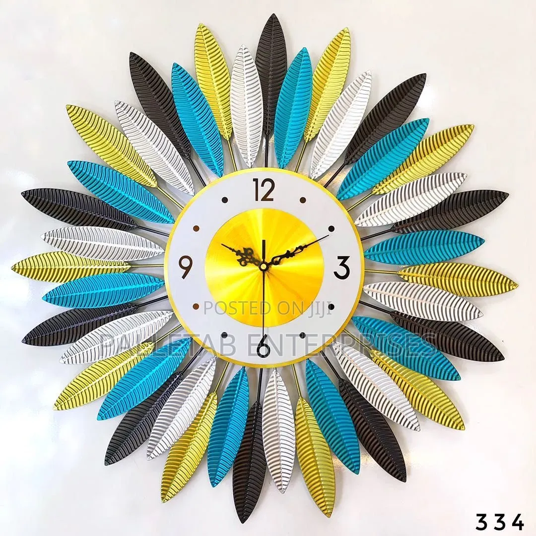 Minimalist Petal Wall Clock