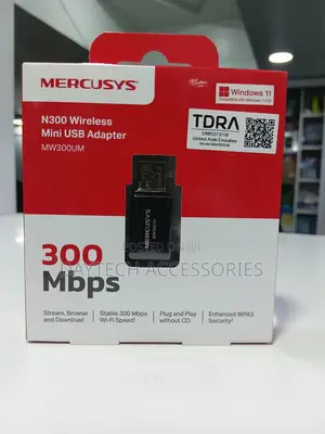 Mercusys Wi-Fi Adapter MW300UM N300 Wireless Mini USB Adapter