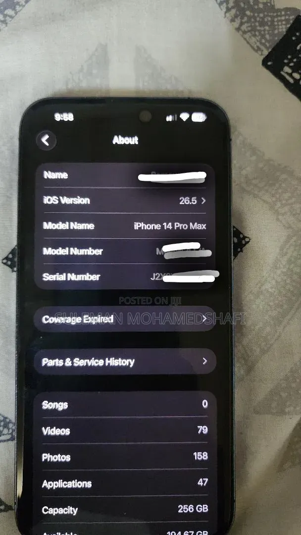 Apple iPhone 14 Pro Max 256 GB Purple