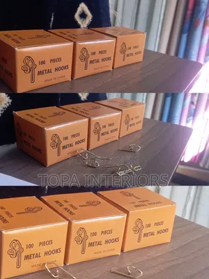 100 Pieces Box Metal Curtain Rings