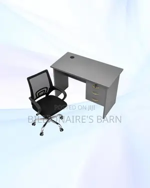 Practical 1m Desk and Secretarial Mesh Chair for Practical Work