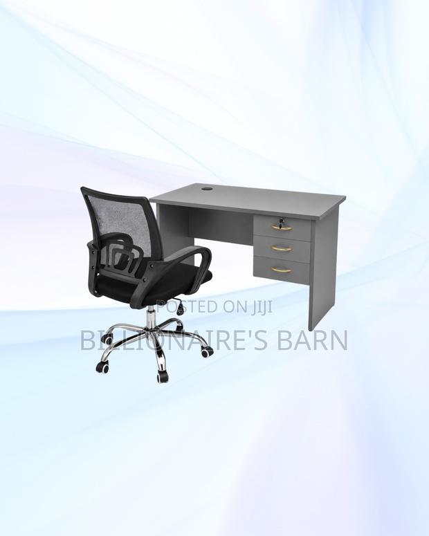 Practical 1m Desk and Secretarial Mesh Chair for Practical Work - thumbnail 3