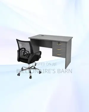 Practical 1m Desk and Secretarial Mesh Chair for Practical Work