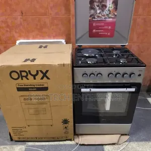 Mika ORYX Standing Cooker 60cm X 60cm 3 Gas Jet Burners + 1 Electric