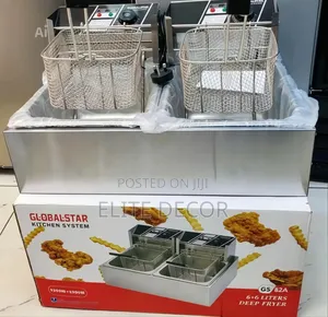 Globalstar 12L (6L+6L) Double Tank Commercial Deep Fryer