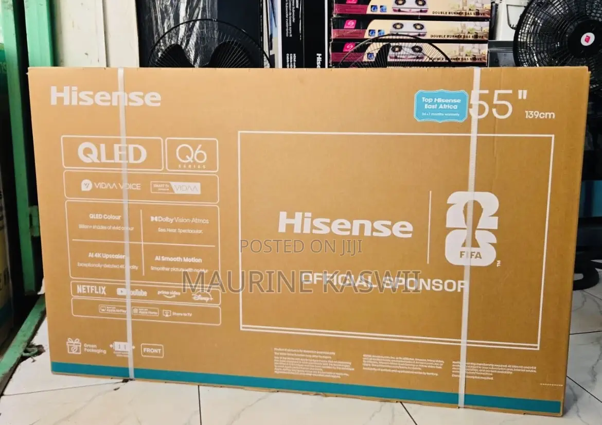 Hisense Qled 55” Q6q Vida Smart -55q6qken