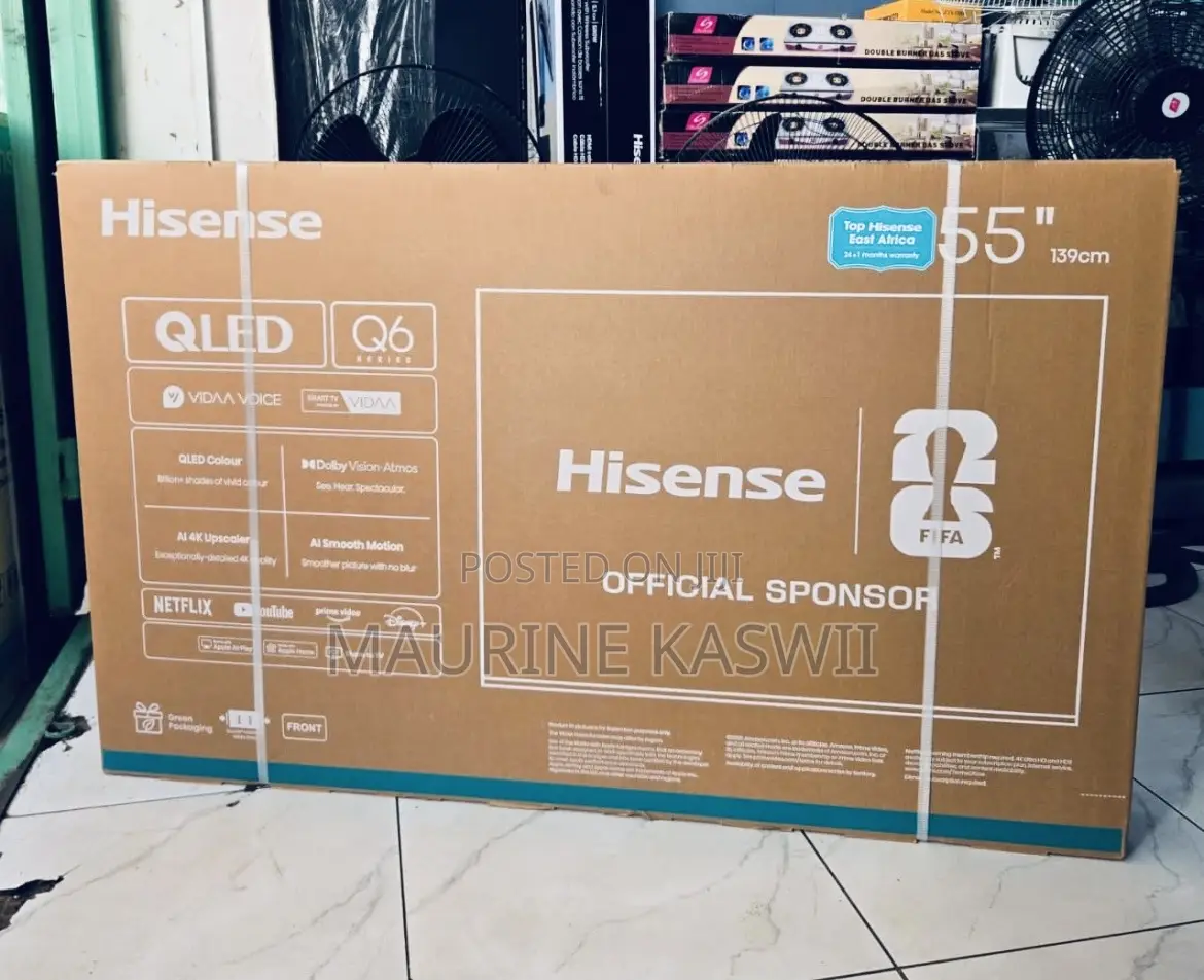Hisense Qled 55” Q6q Vida Smart -55q6qken