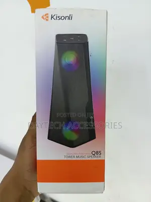 Kisonli Q8S Tower Music Bluetooth Speaker 10W Total Output Power.
