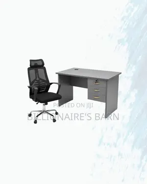 Practical 1m Desk and High-Back Mesh Chair for Practical Work