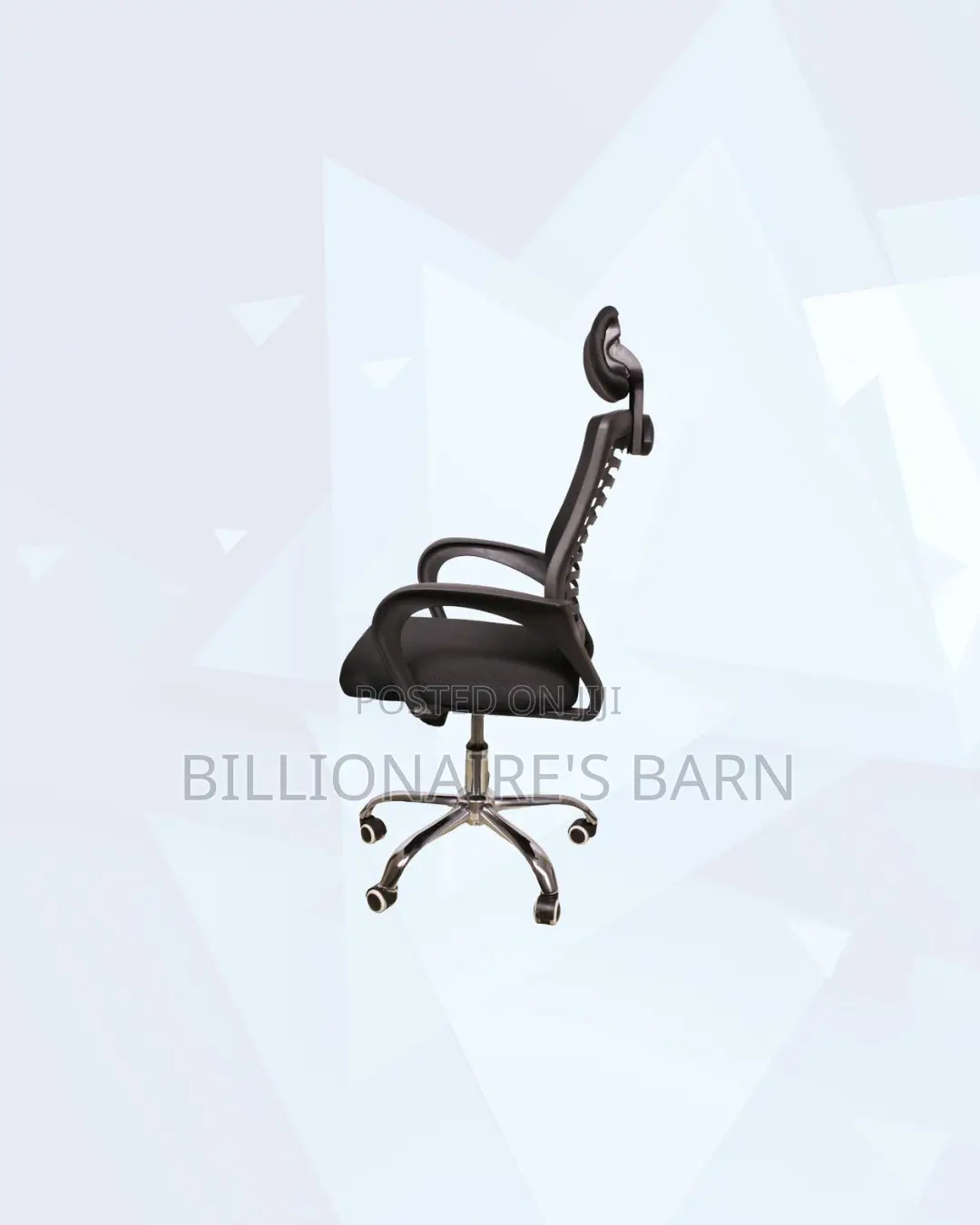 Secretarial Mesh Chair With Headrest for Task Based Productivity