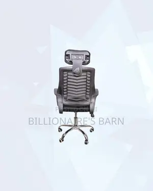 Secretarial Mesh Chair With Headrest for Task Based Productivity