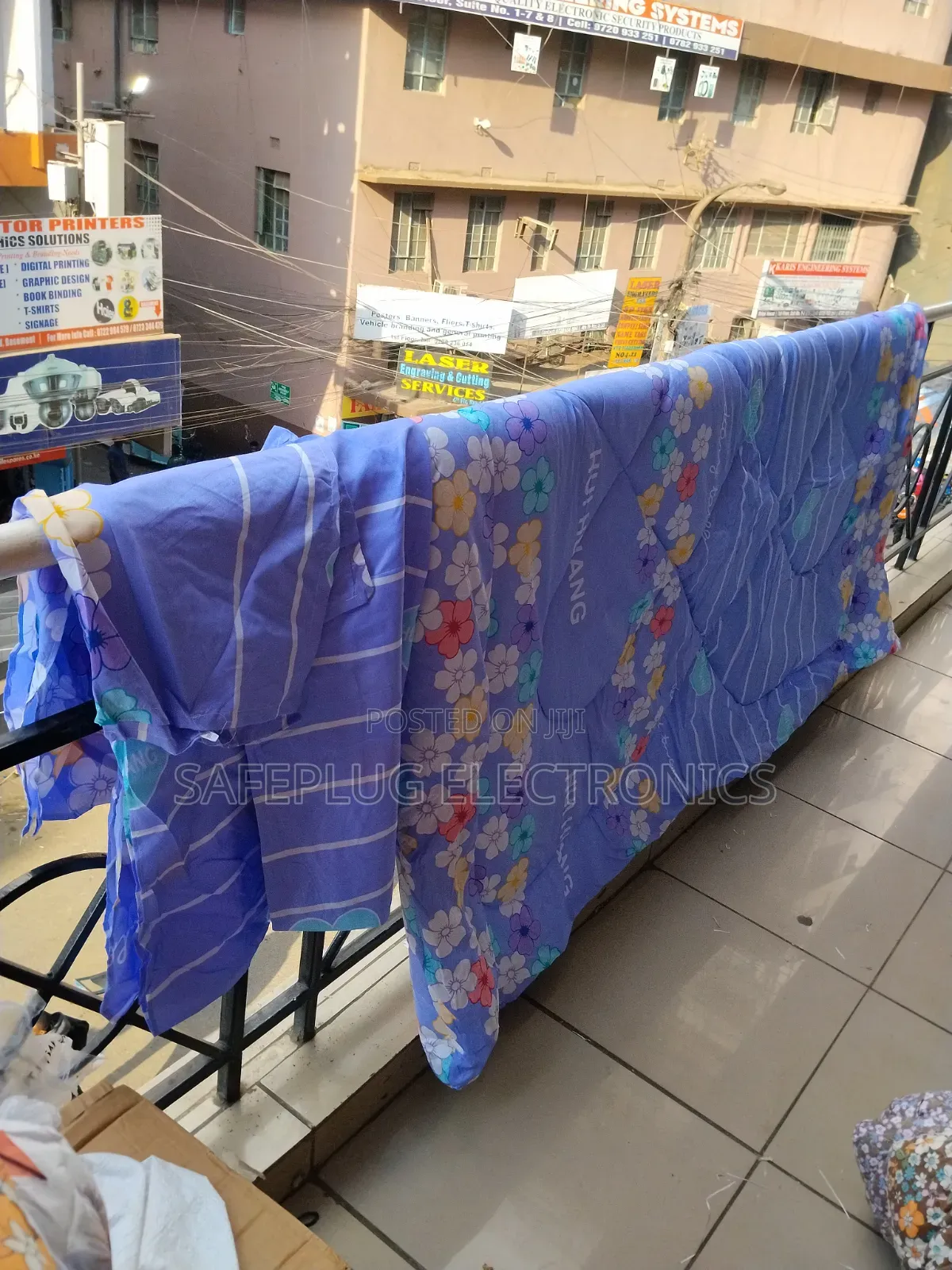 4*6 Unbinded Duvet Set With Matching Sheet 2 Pillowcases