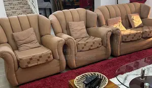 7 Seater Brown Sofa