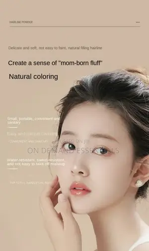 Hair Line Dye Powder Black Brown, Root Cover Up