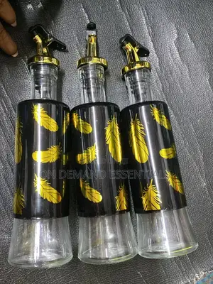 Oil and Vinegar Glass Dispenser Bottle