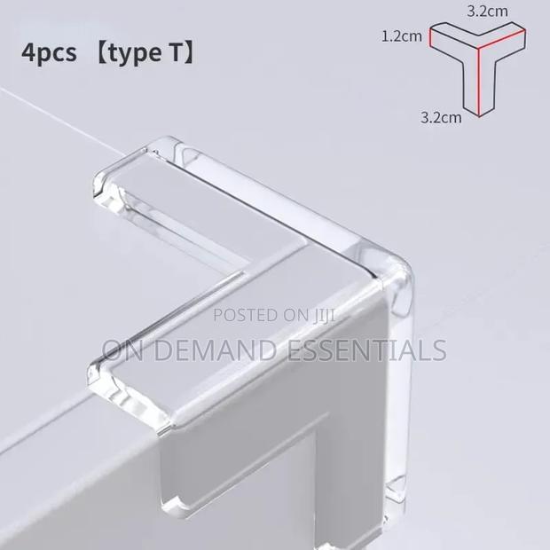 4Pcs Silicone Corner Protector - thumbnail 3