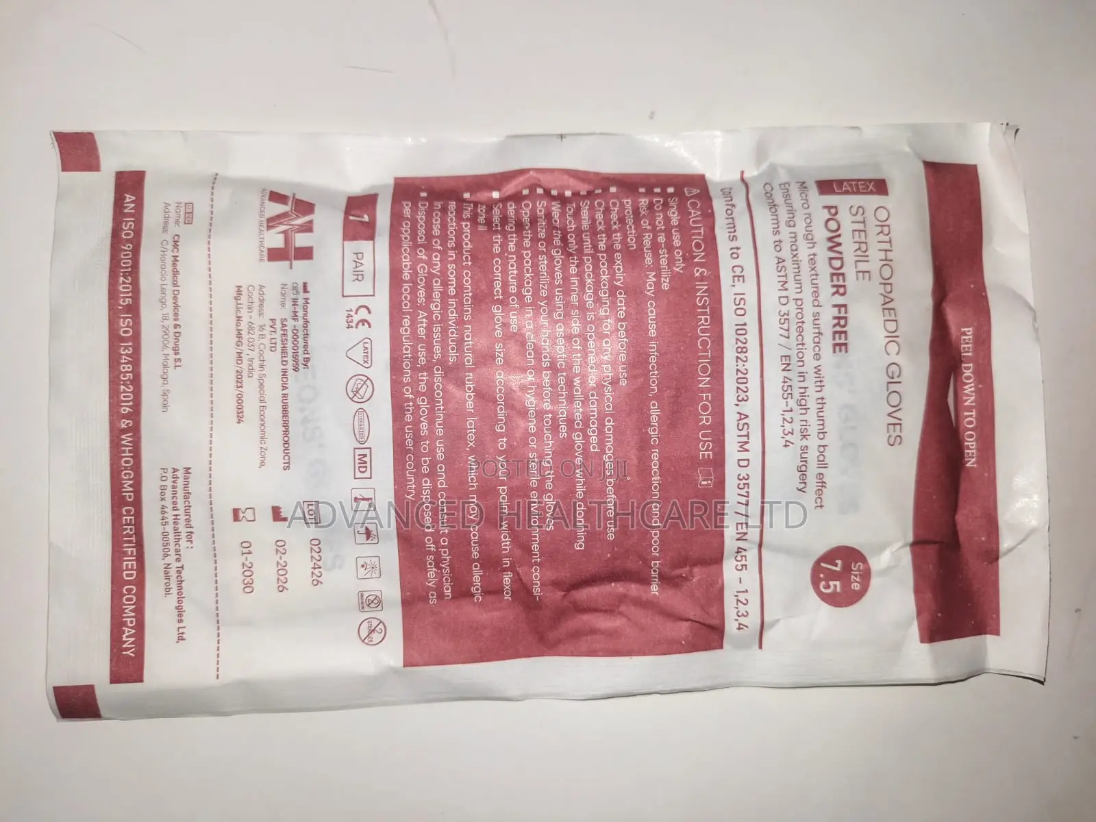 Latex Surgical Orthopaedic Gloves
