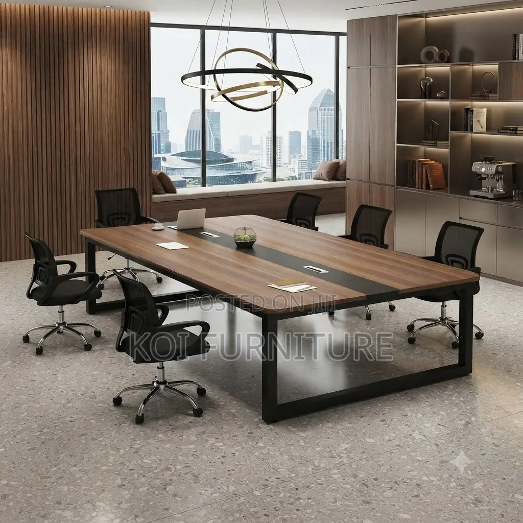 Boardroom Table; 2.4 Meter Office Meetings Boardoom Table