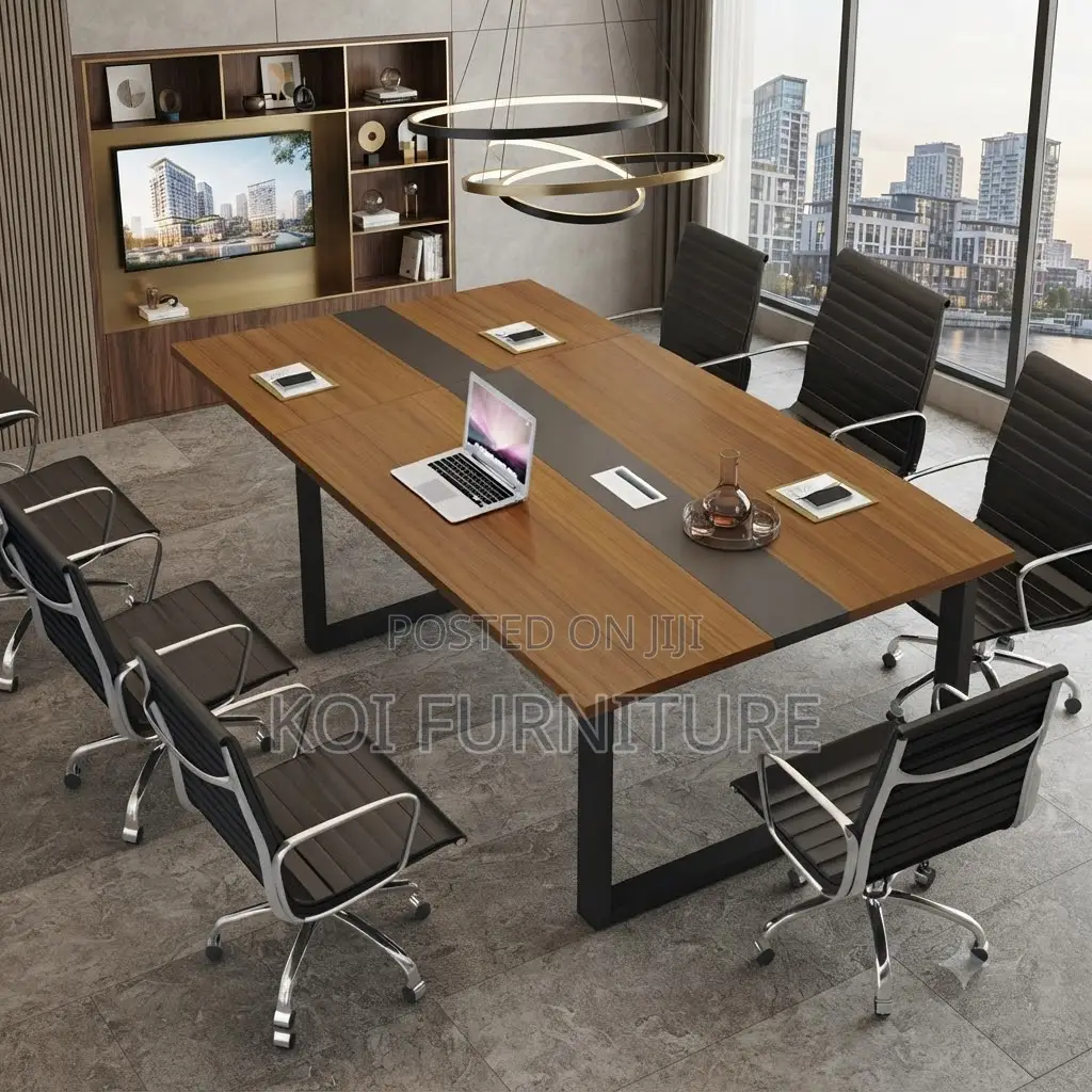 Boardroom Table; 2.4 Meter Office Meetings Boardoom Table