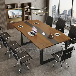 Boardroom Table; 2.4 Meter Office Meetings Boardoom Table