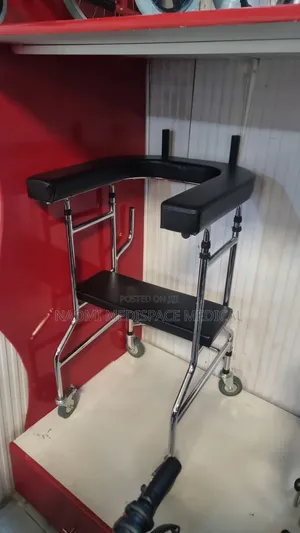 Patient Walker With Padded Seat and Castors-Aid in Patient Support