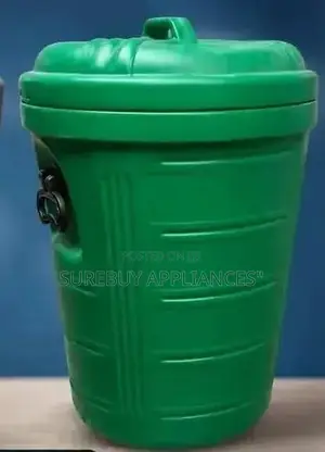 60ltrs Green Premier Dustbin