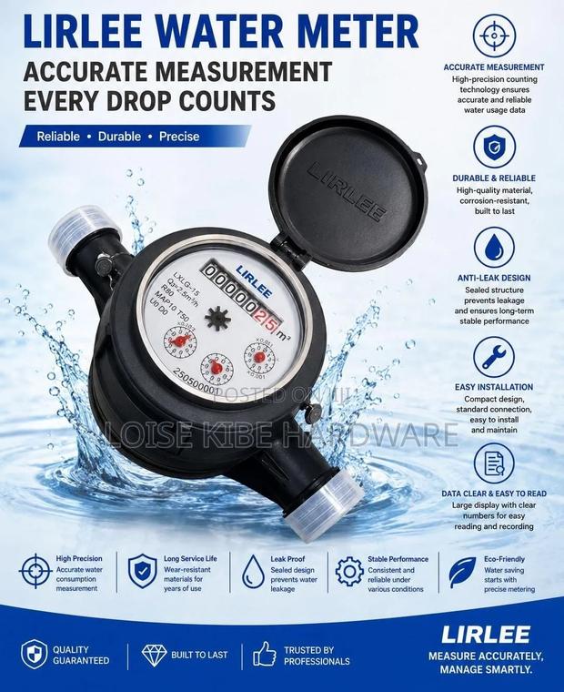 Lirlee Water Meter Available