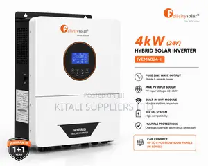 Felicity Solar 4kW 24V Hybrid Pure Sine Wave Solar Inverter
