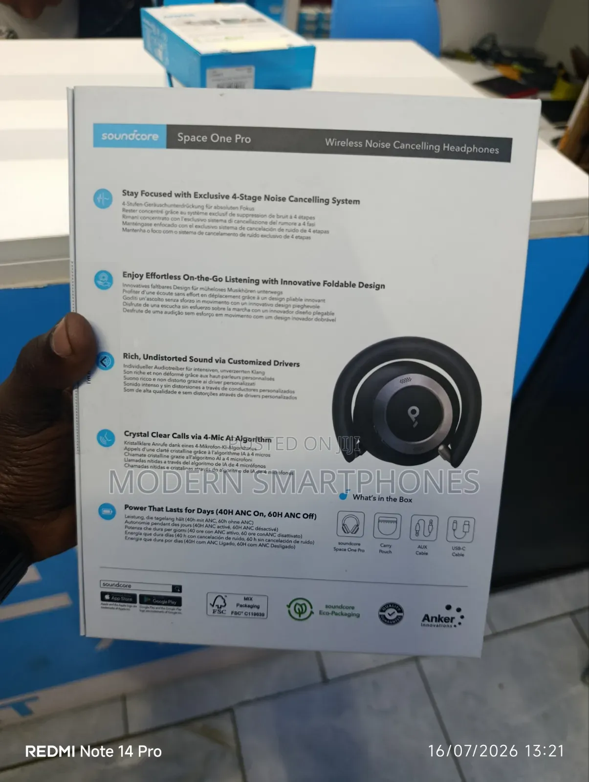 Soundcore Space One | Active Noise Cancelling Headphones